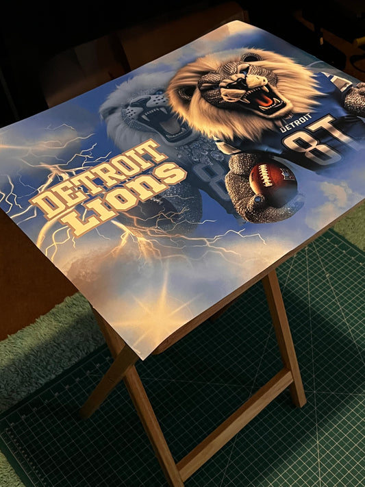 Tray table custom prints only